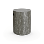 Cache-bouteille de gaz Round travertin oscuro Happy Cocooning