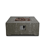 Table brasero Estate Square 88 travertin oscuro Happy Cocooning