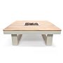 Table brasero Horizon 95 beige Happy Cocooning