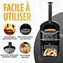 Four à pizza Ovnhus acier noir HEAT