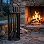Set d'outils pour cheminée Fyrset rond HEAT