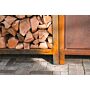 FORNO Rangement en bois Acier corten (7 tailles)