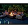 Happy Cocooning Table de feu carrée petite Anthracite