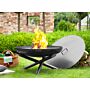 Brasero bol à feu Indiana 100 cm acier noir CookKing