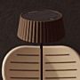 Lampe de table solaire Jyp marron ZOLUNA