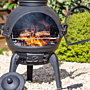 Cheminée de jardin avec grille Murcia medium La Hacienda