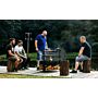 CookKing Bol à Feu Multifonctionnel Montana X avec Grille de Cuisson 60 cm