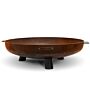 MOODZ brasero acier corten Feet & Handle