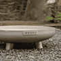 Brasero bol à feu Feet & Handle 60 cm inox MOODZ