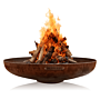 MOODZ brasero acier corten