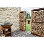 Rangement en bois Cremagliera corten (3 tailles) Quoco
