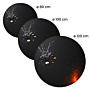HEAT Outdoor Living Tapis Barbecue Ronde