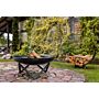 Brasero bol à feu Santiago 60 cm acier noir CookKing