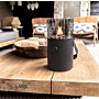 Lanterne à gaz de table Cosiscoop Original noir fumé Cosi