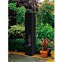 GardenMaxX Poêle de Terrasse Amayo XL Noir