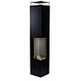 GardenMaxX Poêle de Terrasse Tacora XL Noir