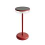 Lampe solaire de table Bobbie rouge ZOLUNA
