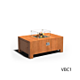 FORNO Table de cheminée Brann acier corten (4 tailles)