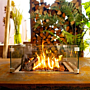 FORNO Table de cheminée Brann acier corten (4 tailles)