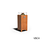 FORNO Table de cheminée Brann acier corten (4 tailles)