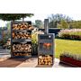 Cheminée de jardin Vento avec four et double vitrage CookKing