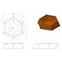 FORNO Bol de feu Forma Acier Corten