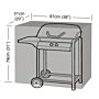 Guirlande Housse de barbecue (97x51x79cm) verte