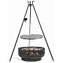 CookKing Trépied 180 cm avec Grille + Poulie