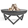 Brasero bol à feu Santiago 60 cm acier noir CookKing