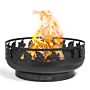 Brasero bol à feu Toronto 80 cm acier noir CookKing