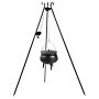 CookKing Trépied 180 cm avec Marmite Africaine 6 L + Poulie