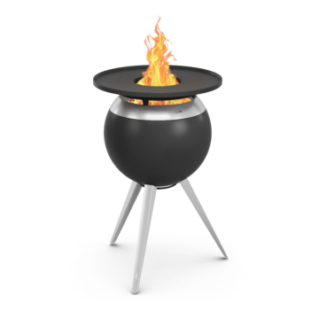 Brasero sans fumée MOON 45 avec plancha höfats