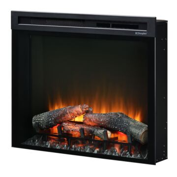 Dimplex XHD28 cheminée décorative avec image de feu orange
