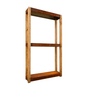 Quoco Wood Storage Cremagliera Corten (3 tailles)