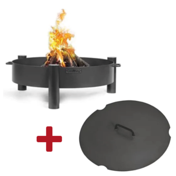 CookKing Brasero Haiti Ø70 cm + Couvercle avec Bord