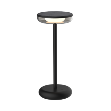 ZOLUNA Lampe Solaire de Table Bobbie Noir