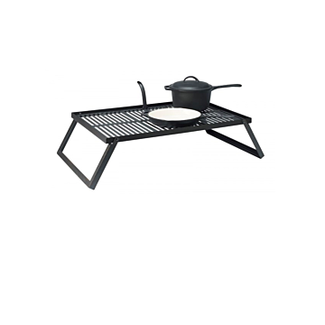 Bon Fire Grill Grill en fonte pliable