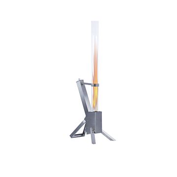 Cheminée à Granulés de Bois Green Flame Lounge en Acier Inoxydable