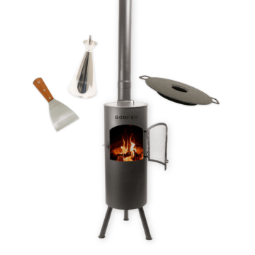 Pack promo BonGiano LP noir + plancha + huilier + spatule