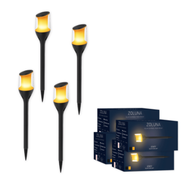 Pack promo ZOLUNA 4x lampe solaire à piquet Anky