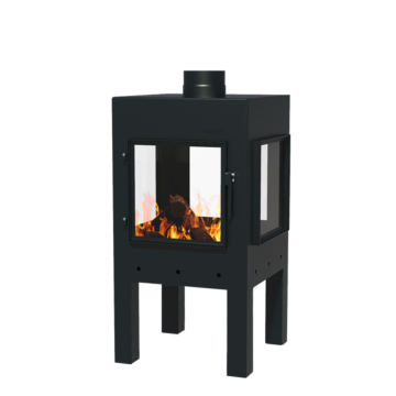 FORNO Cheminée de Jardin Digna Noir
