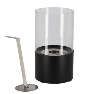Cheminée de Table au Bioéthanol Esschert Ronde Noire