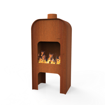 FORNO Poêle de Jardin Gap Acier Corten