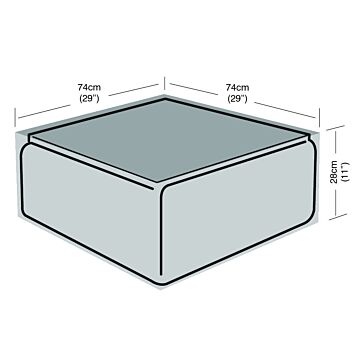 Garland LOUNGESETHOES 74 x 74 x 28 cm Garland LOUNGESETHOES 74 x 74 x 28 cm