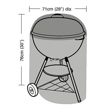 Garland Couverture de barbecue (Ø71cm) verte
