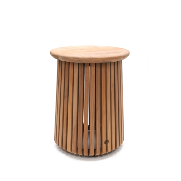 Cache-bouteille de gaz Happy Cocooning Lagune bois de teck