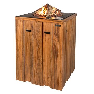 Table haute Happy Cocooning Bois de teck (noir)