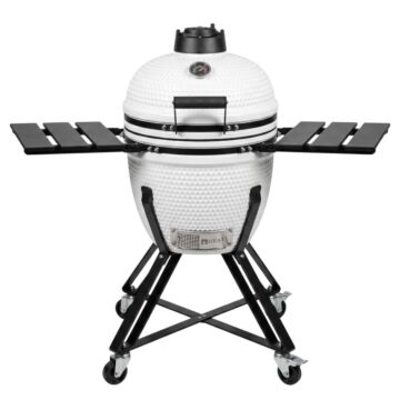 Barbecue kamado Fyregg 18 blanc HEAT Premium