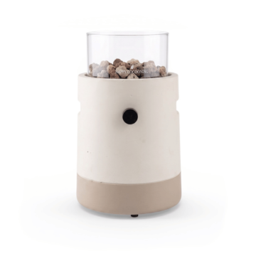 Cheminée de table Lumi Cone Split beige Happy Cocooning