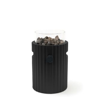 Cheminée de table Lumi Rib noir Happy Cocooning